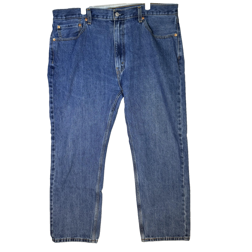 Levis 505 Jeans Mens 40x30 Blue Classic Straight Leg Denim Medium Wash USA Style